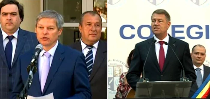 
    Premierul și președintele au transmis mesaje de încurajare elevilor (foto: captură TVR)  