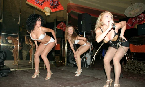 Fostă solistă a trupei Etno, Sylvie are acum un proiect solo și face ravagii și pe scenă, eclipsându și dansatoarele  jpeg