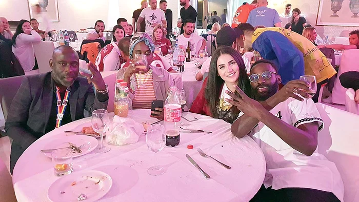 Unii jucători străini au venit la petrecere și cu părinții