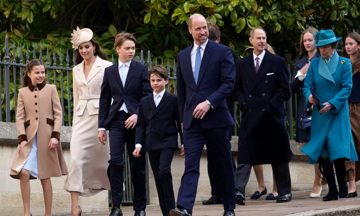 Prințesa Charlotte, Prințesa Kate, Prințul George, Prințul Louis, Prințul William, Prințul Edward, Prințesa Anne de Paște 2026   GettyImages 2269314718 jpg