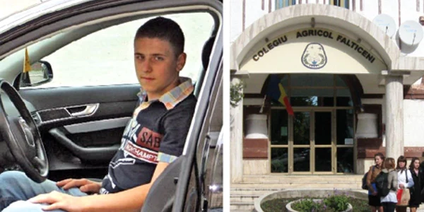 Iustin este un elev-problemă, cu note mediocre la Colegiul Agricol Fălticeni