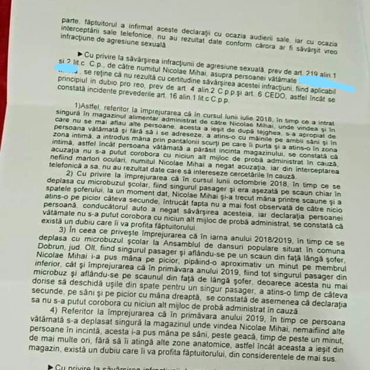 motivare ordonanta clasare