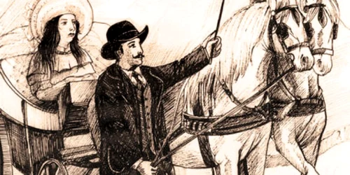 Ilustraţie din volumul „Departe de lumea dezlănţuită“