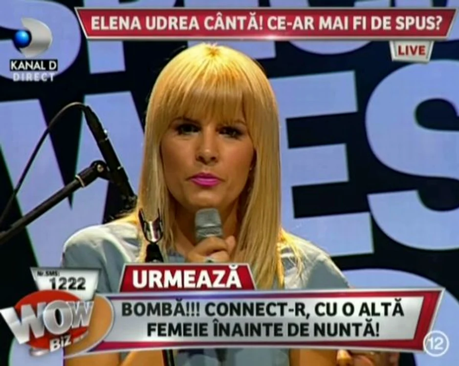 Politiciana a cântat live