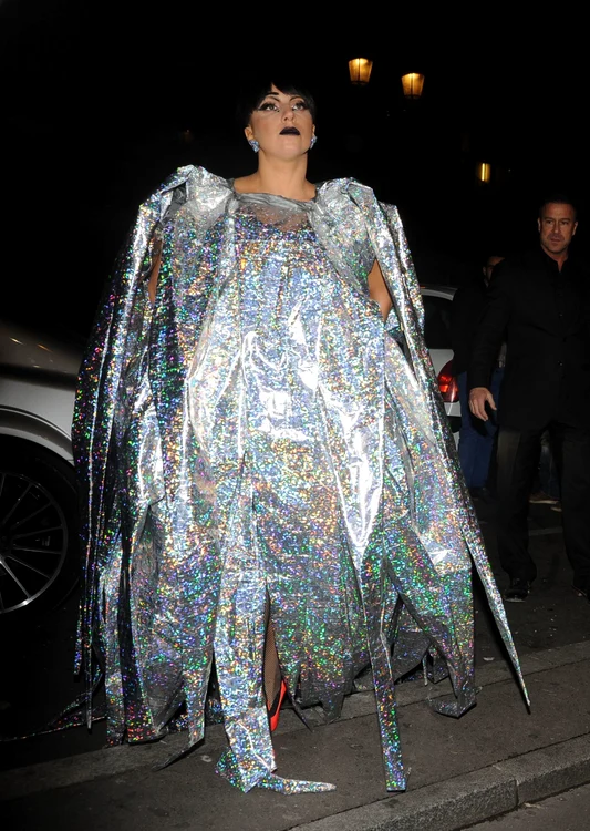 Şi varianta "plouată" a rochiei