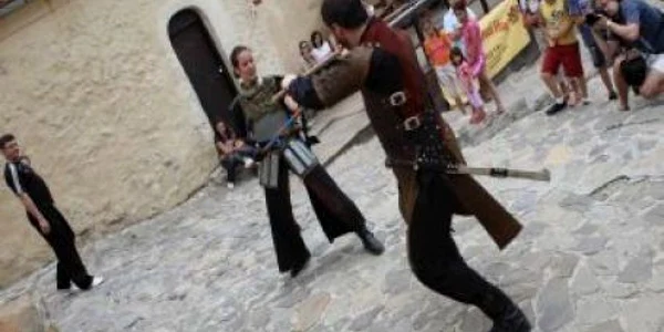 Cavaleri în Cetatea Râşnov, Foto: arhivă ADS