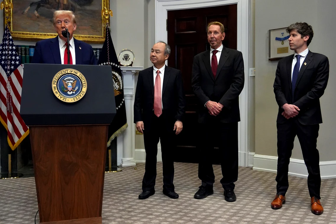 Co fondatorul Oracle, miliardarul Larry Ellison, care l a depășit pe Elon Musk, cu Donald Trump la Casa Albă profimedia 0956211184 jpg