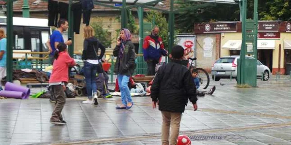 Copii imigranti Ungaria FOTO Daniel Dancea