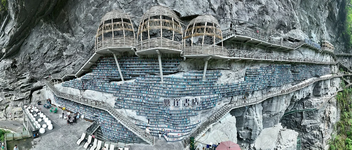 Biblioteca Mianhua se află  în provincia Guangxi - FOTO: Youth.cn 