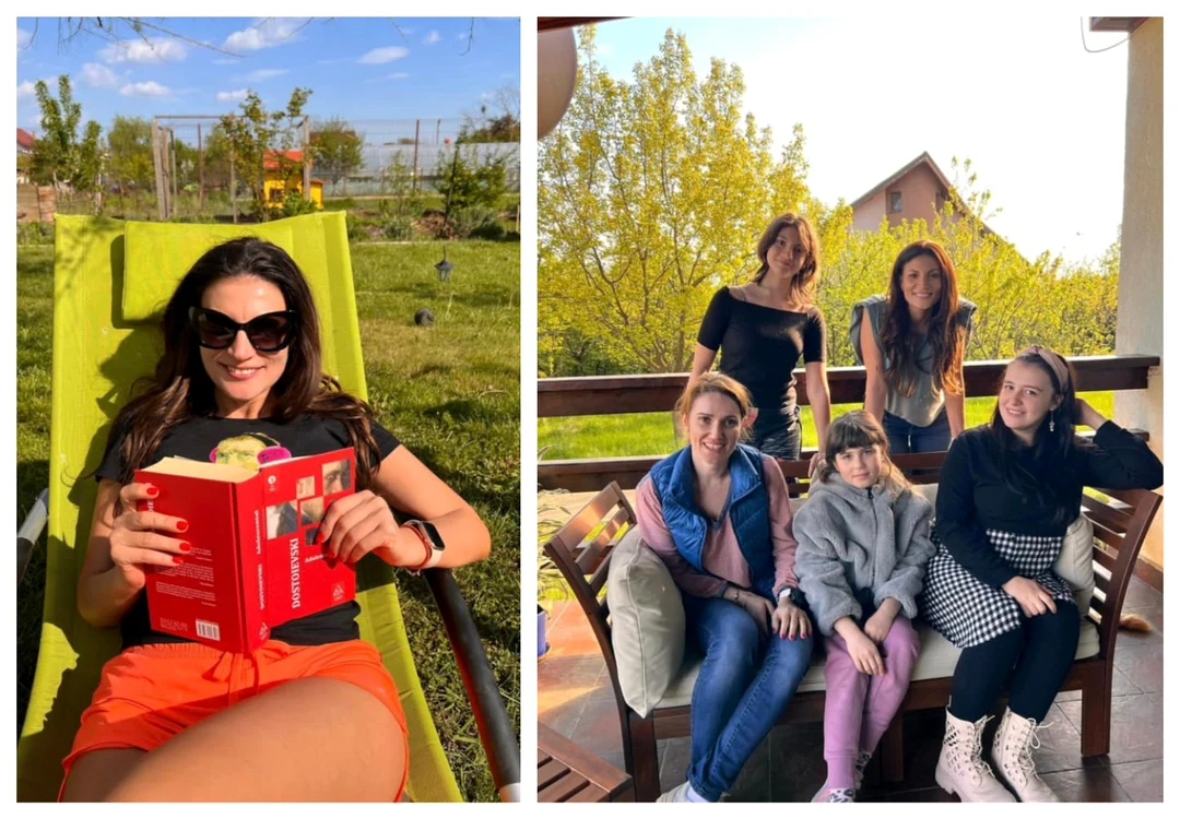 De 1 mai, Ioana Ginghină a petrecut alături de finii săi
