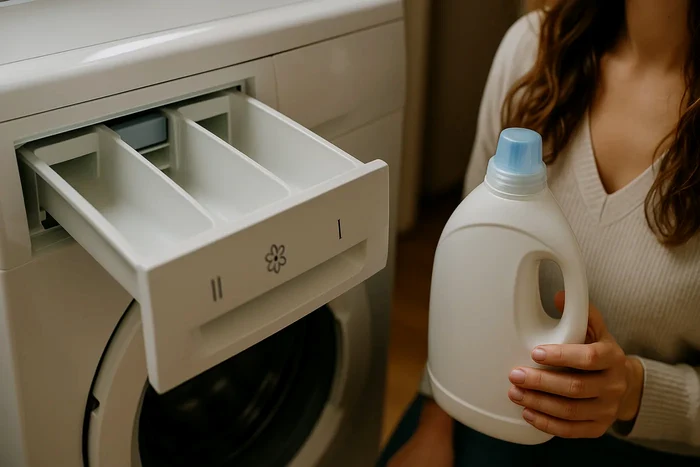 La ce folosește de fapt al treilea compartiment din sertarul mașinii de spălat.