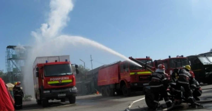 Târgu-Mureş: Incendiu în Valea Izvoarelor