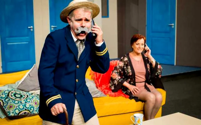 Spectacolul este o comedie spumoasă. FOTOTeatrul Sică Alexandrescu
