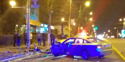 Accident grav la Constanţa maşină făcută praf Sursa SAJ