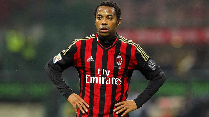 Robinho, pe când juca la AC Milan