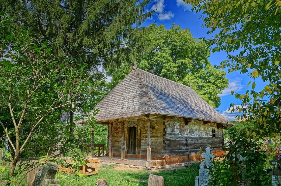 Biserica de lemn unicat din Urşi - Popeşti judeţul Vâlcea câştigătoare a unui premiu european pentru patrimoniu în 2021 Foto Pro Patrimonio