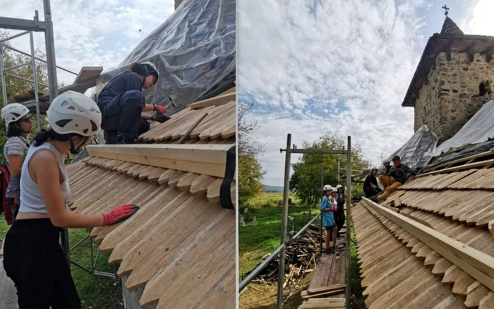lucrari la biserica din gurasada foto mihai cristian