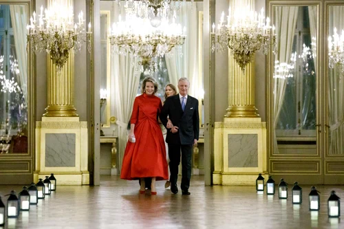 Regele Philippe al Belgiei și Regina Mathilde la Concertul regal de Crăciun 2024. FOTO: Casa Regală belgiană