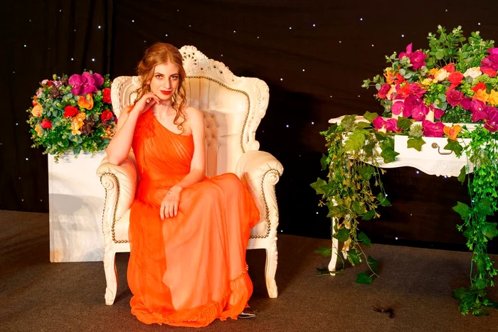 Alivia Petrea a participat și ca model la Atipic Beauty    Sursa foto: Arhiva personală