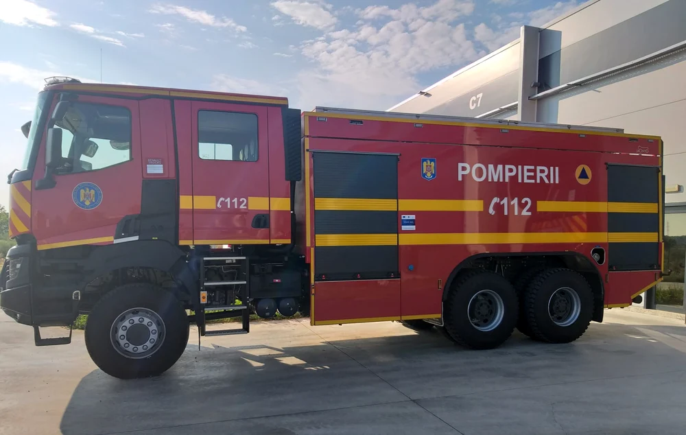 Mașina ultramodernă a ajuns la Budești FOTO ISU Călărași