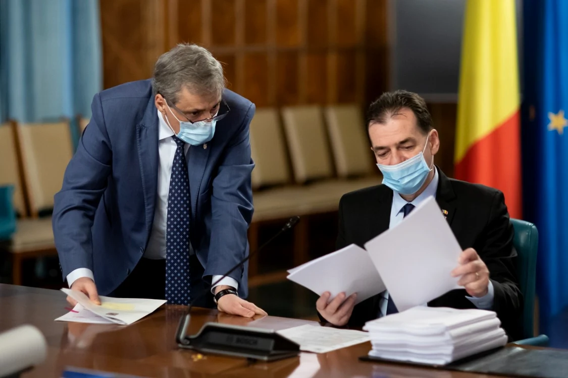 Marcel Vela si Ludovic Orban FOTO gov.ro