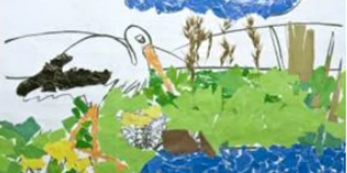 Cei mici îşi expun picturile