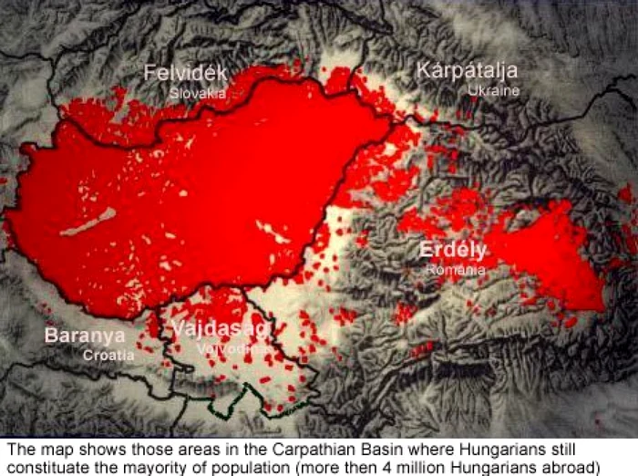 Ţările vecine Ungariei care trebuie să-şi bată capul cu pretenţiile Budapestei asupra minorităţii maghiare din afara graniţelor: România, Ucraina, Slovacia, Serbia