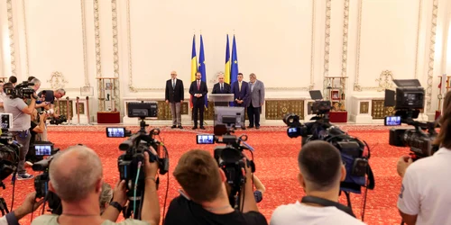 Dominici Fritz   Ilie Bolojan  Sorin Grindeanu  Dominic Fritz   guvern Bolojan  Foto Inquam Photos Octav Ganea (3) jpg