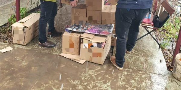 slobozia captura uriasa de petarde foto IPJ Ialomita