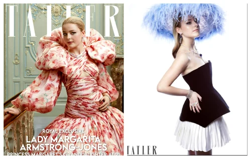 Nepoata Prințesei Margaret, pe coperta revistei Tatler