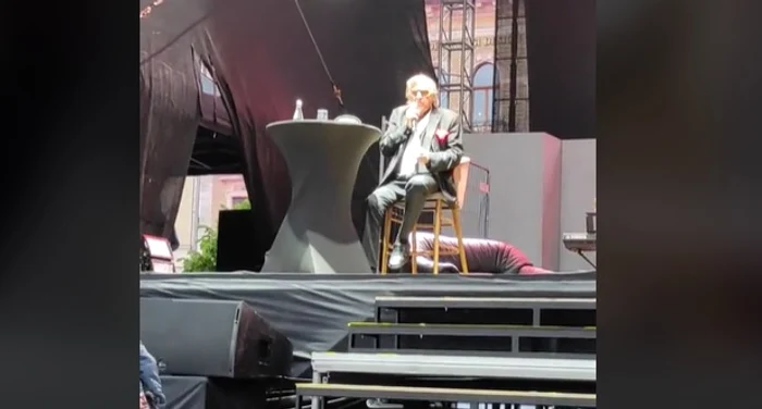 Momentul de la Zilele Clujului a fost înregistrat. FOTO: captura video