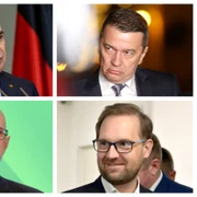 Ilie Bolojan, Sorin Grindeanu, Kelemen Hunor, Dominic Fritz  / FOTO AFP, Inquam Photos, Mediafax Foto