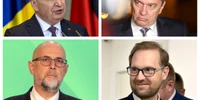 Ilie Bolojan, Sorin Grindeanu, Kelemen Hunor, Dominic Fritz  / FOTO AFP, Inquam Photos, Mediafax Foto