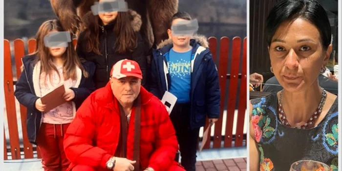 Adrian Marțian împreună cu copiii. Colaj foto: Clujust.ro