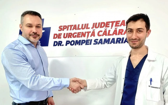 Dr. Nicholas Mărăndici, neurochirurg, a fost angajat la spitalul din Călăraşi FOTO Facebook/Bogdan Mihai