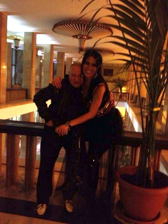 Raluca Macovei si tatăl lui Florin Salam