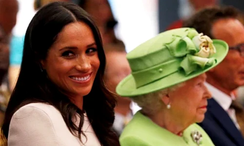 Meghan Markle si regina Elisabeta  png