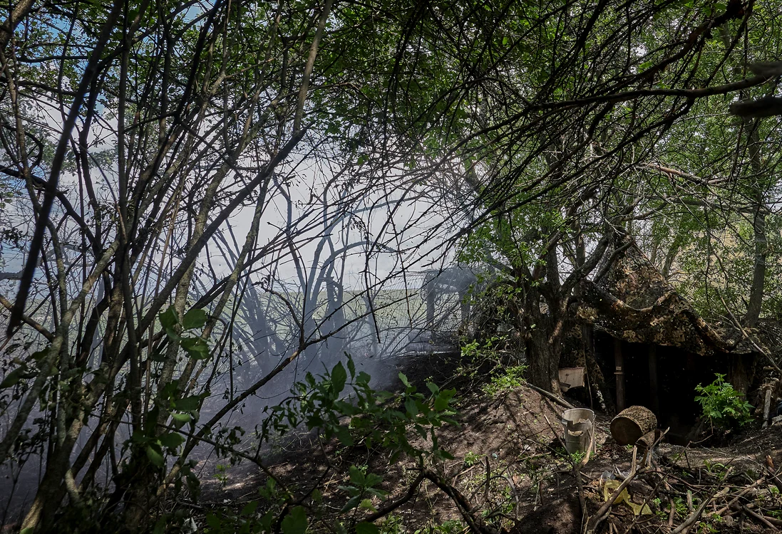 Soldați ucraineni pe front FOTO EPA-EFE