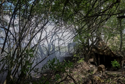 Soldați ucraineni pe front FOTO EPA EFE jpg