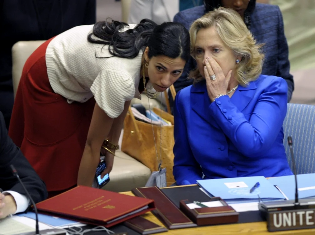 Abedin Clinton in 2010 EPA