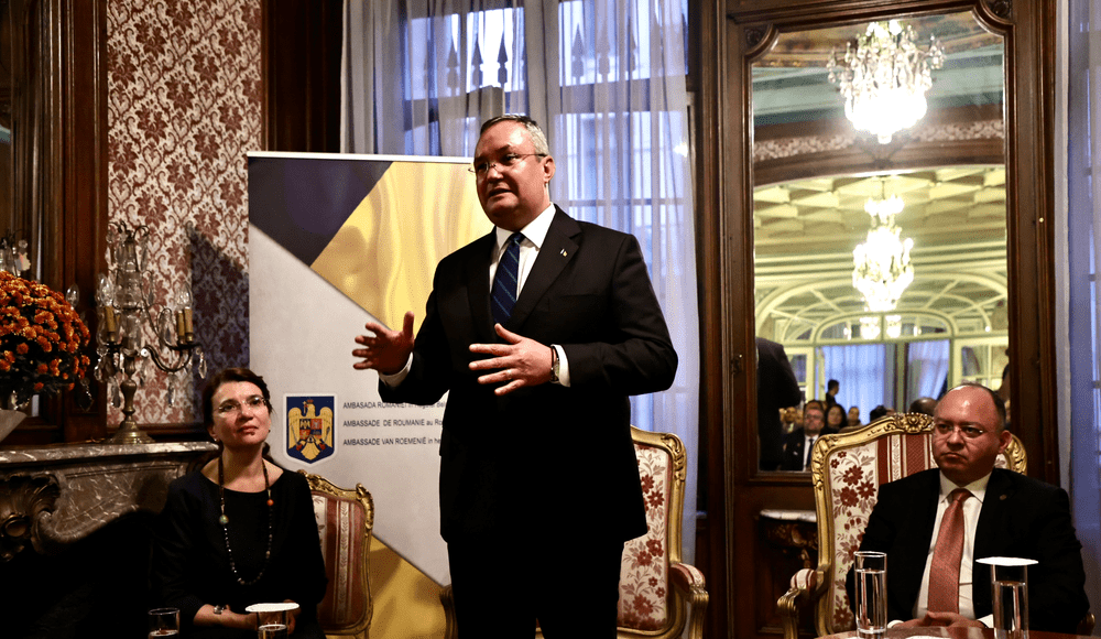 Ciucă, întâlnire cu reprezentanții comunității de afaceri româno-belgiene: Bugetul cercetării-dezvoltării va fi dublu