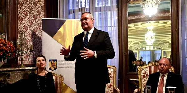 Ciucă, întâlnire cu reprezentanții comunității de afaceri româno-belgiene FOTO: GOV.RO