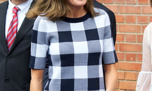 Queen Letizia Of Spain Opens The School Course In Oviedo jpeg