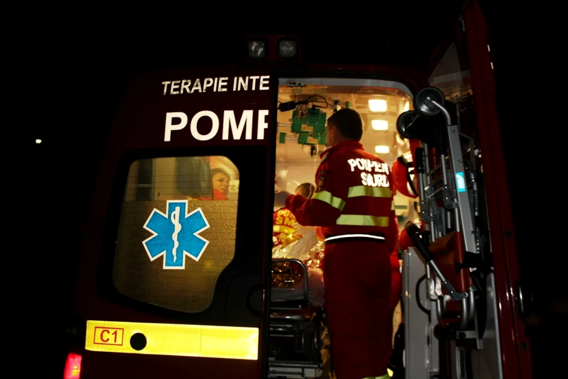 Bărbatul s-a ales cu arsuri pe 80% din suprafaţa corpului FOTO: Bianca Sara