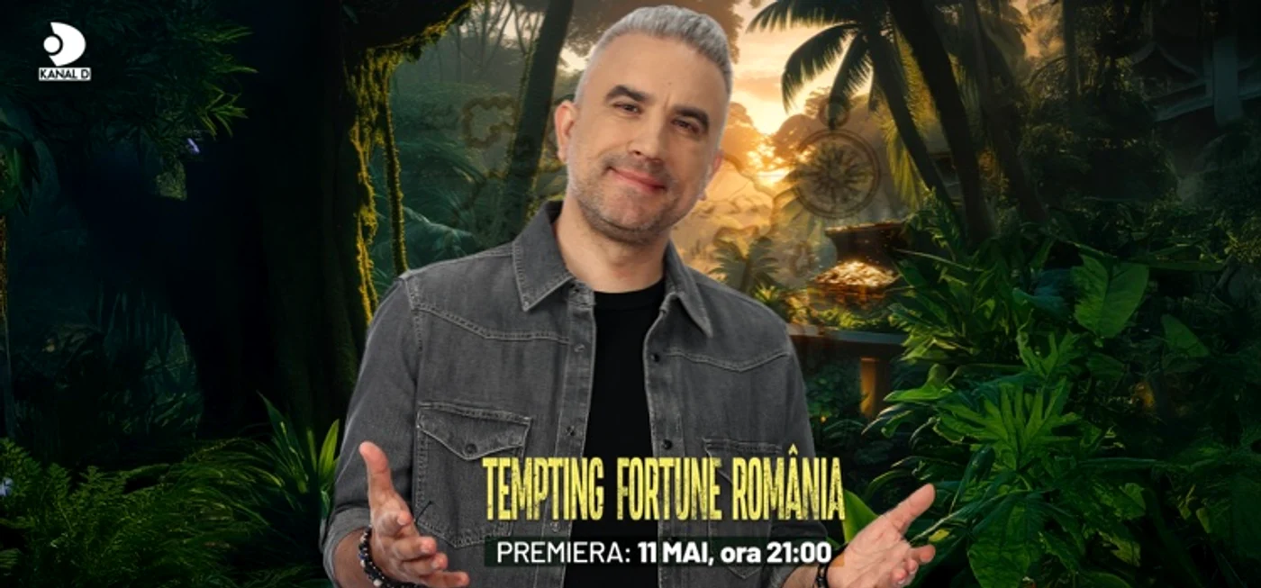 Zoli Toth este prezentatorul Tempting Fortune România foto: Kanal D 