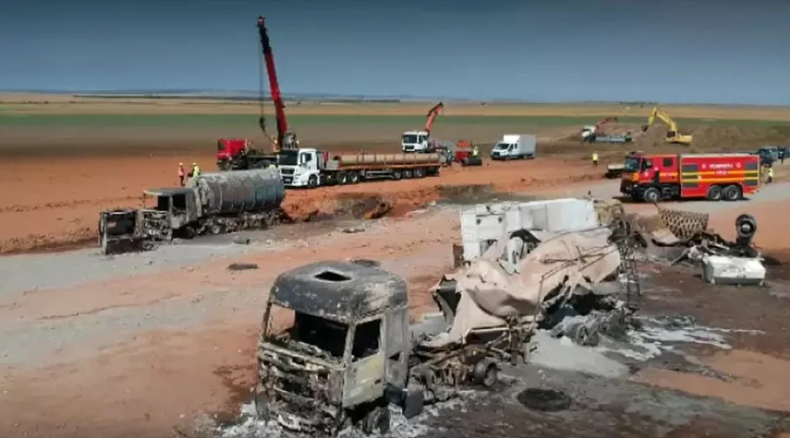 imagini din drona de la locul exploziei din Vrancea FOTO Captură Video via  stirileProtv 5 png
