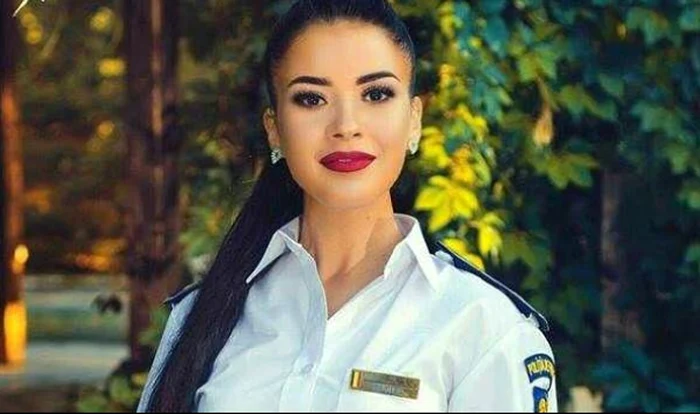 Luiza, cea mai frumoasă polițstă  FOTO Instagram