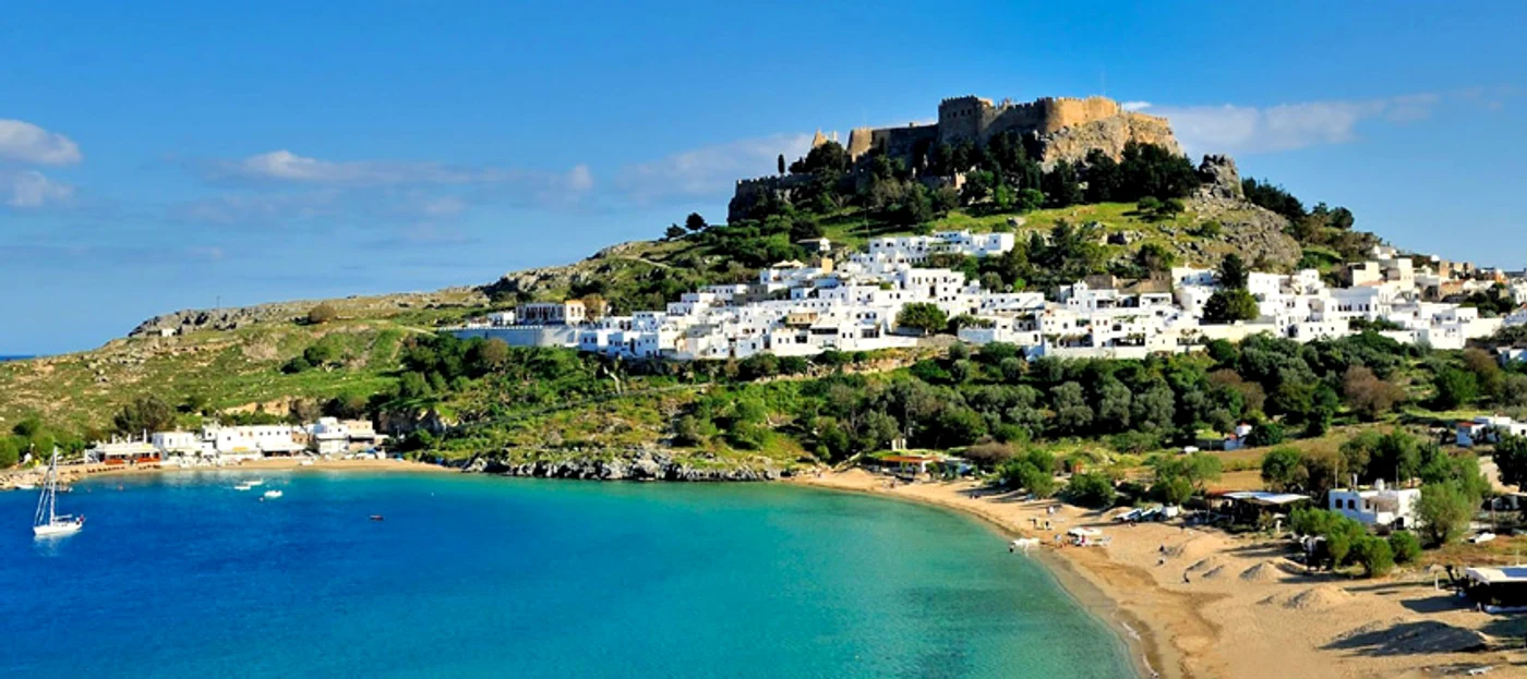 Insula Rodos in imagini orasul Lindos jpeg