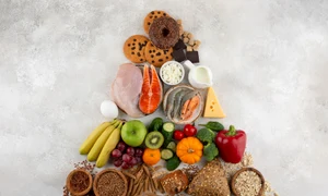 top view food groups arrangement jpg