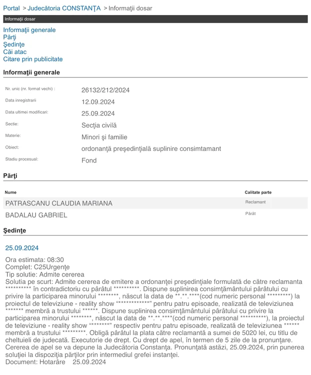 Victorie pentru Claudia Pătrășcanu